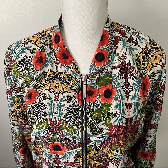 Philosophy Floral Jacket Womens size L - Picture 1 of 12